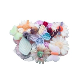 bouquet floral en cire parfumée- senteur balade provençale