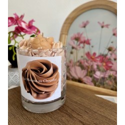 Créa By Yasmine - Bougie chantilly dessert chocolaté