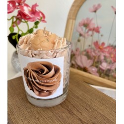 Créa By Yasmine - Bougie chantilly dessert chocolaté