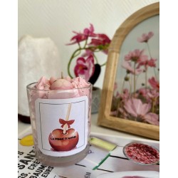 Créa By Yasmine - Bougie chantilly pomme d'amour