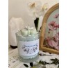 Créa By Yasmine - Bougie chantilly fleur de coton