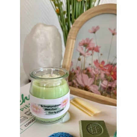 Créa By Yasmine - Bougie pop fleur d'eau