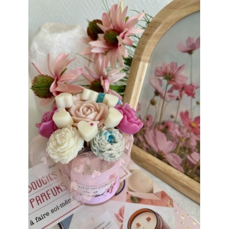 Créa By Yasmine - Bouquet fondants parfumés rose