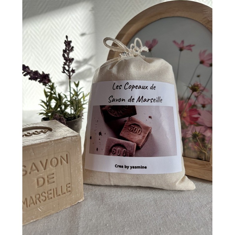 Créa By Yasmine - Sachet copeaux de savon de Marseille