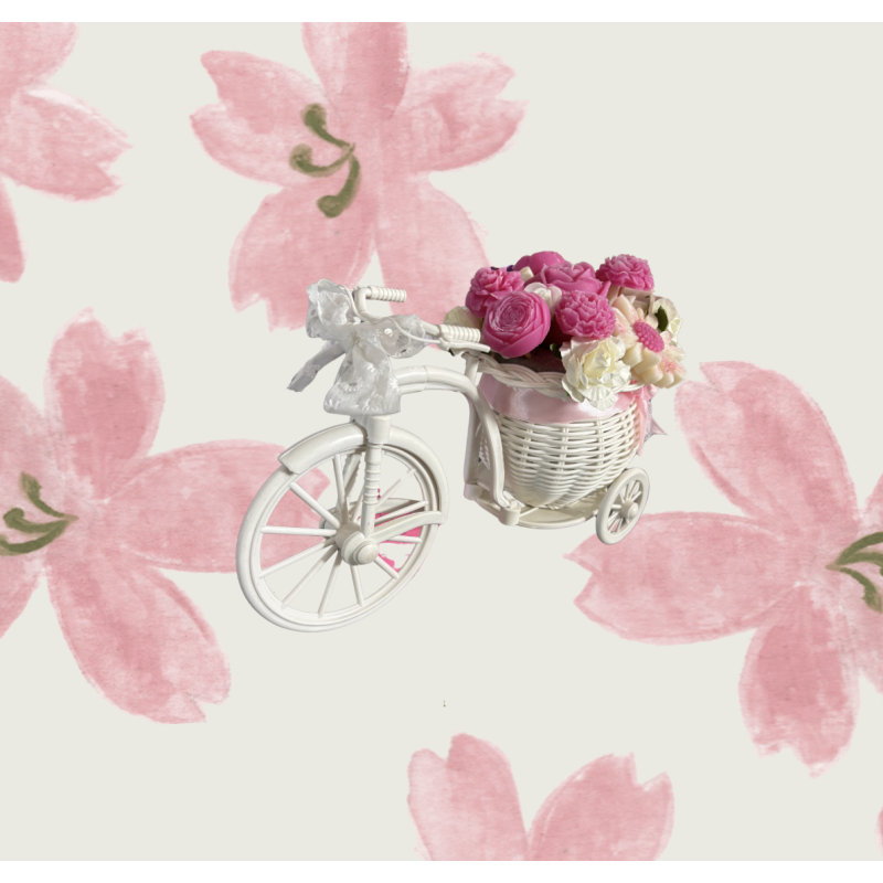 Personnalisation - Bouquet fondant parfumés version vélo