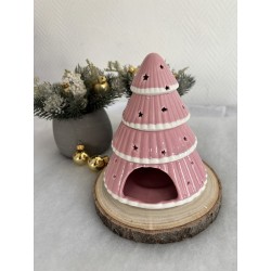 Bruleur sapin de Noël rose