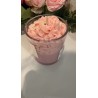 #bougie octobre rose fleur de coton