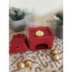 Brûleur maison rouge