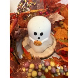 Brûleur encens petit fantôme citrouille
