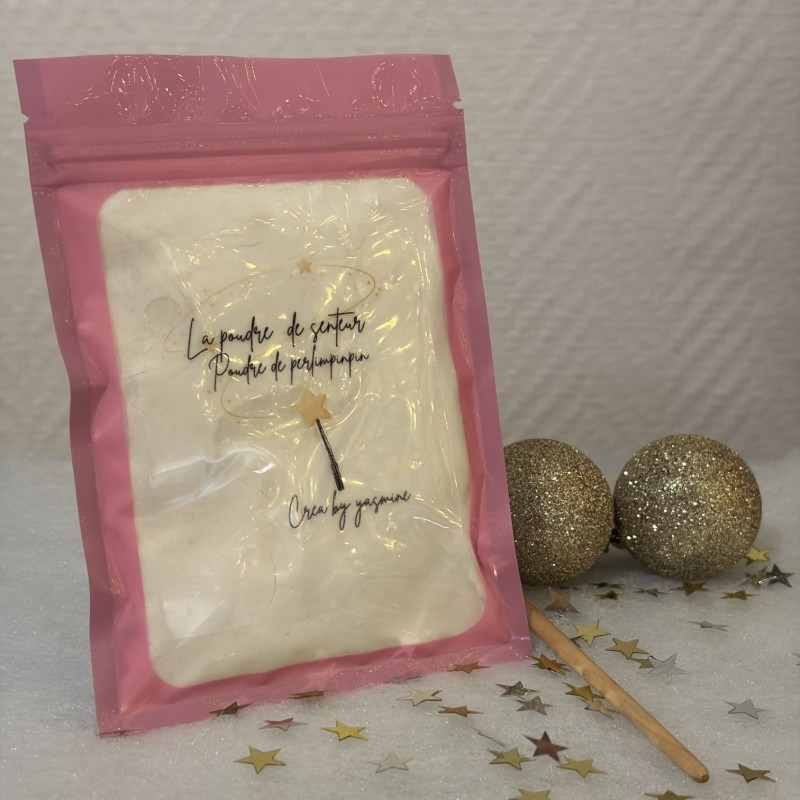 poudre parfumante, poudre de senteur, poudre d'aspirateur, poudre parfumée maison