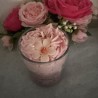 #bougie octobre rose fleur de coton