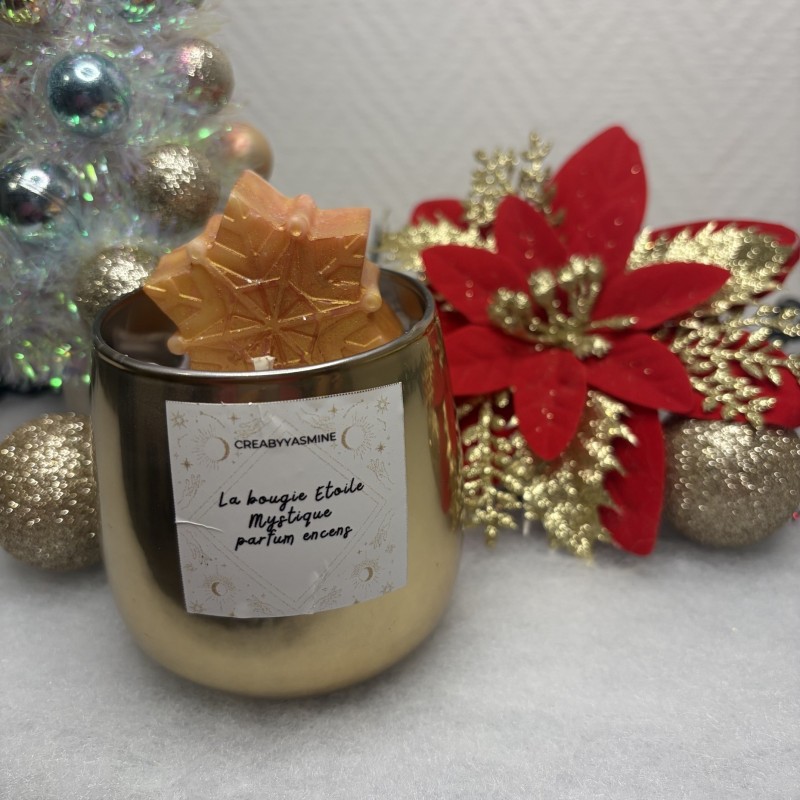 la bougie Etoile Mystique parfum Encens