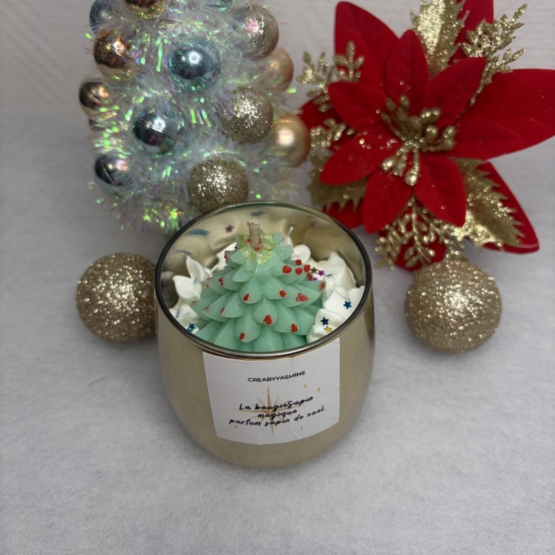 La bougie sapin de Noel