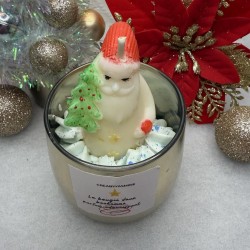 La bougie  Doux bonhomme de Noël