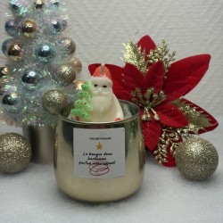 La bougie  Doux bonhomme de Noël