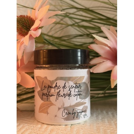 Poudre Senteur Fleur de Coton 100g | Désodorisant Naturel Artisanal