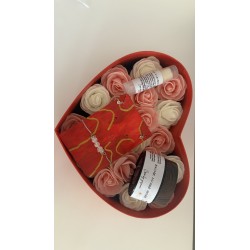 Coffret Saint-Valentin Femme - Bijou Quartz Rose & Soins Naturels 24,90€