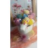 Bouquet de fleurs en cire parfumées- licorne douceur & sucré