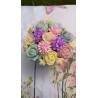 bouquet fleuri  en cire  parfumé muguet
