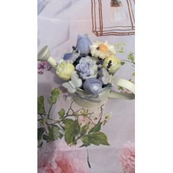 bouquet en fleurs de cire parfumées à la lavande de Grasse