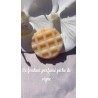 fondant parfumé pêche des vignes cire creabyyasmine