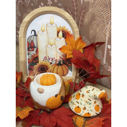 Fondant Parfumé Citrouille Automne – Cire d'Olive 24g